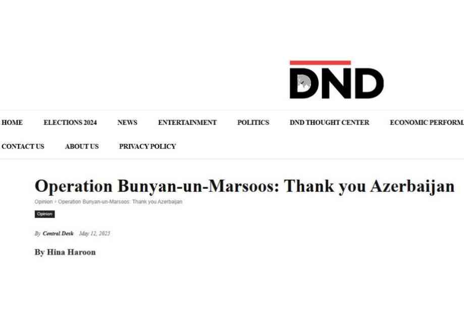 Azərbaycan-Pakistan əlaqələrində DND xəbər agentliyi məqaləsi azrbaycan-pakistan-laqlrind-dnd-xbr-agentliyi-mqalsi