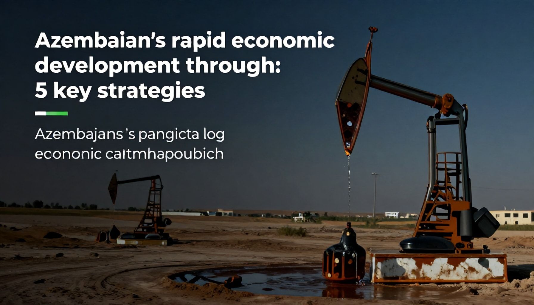 Azərbaycan nefti ilə iqtisadiyyatın sürətli inkişafı: 5 əsas strategiya*