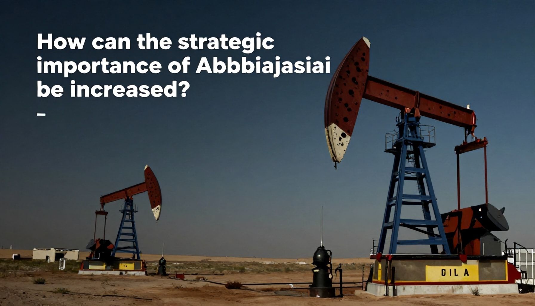 Azərbaycan neftinin strategik əhəmiyyətini necə artırmaq olar?*