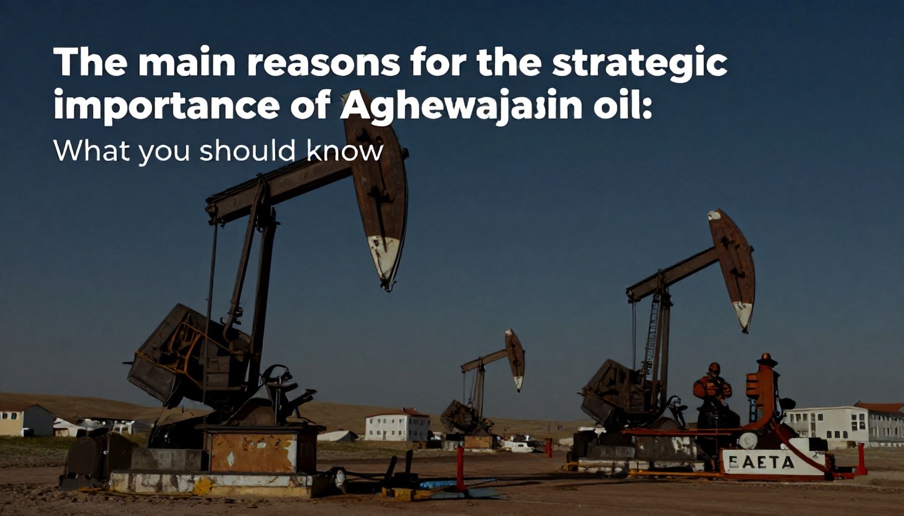 Azərbaycan neftinin strateji əhəmiyyətinin əsas səbəbləri: neyi bilməlisiniz*