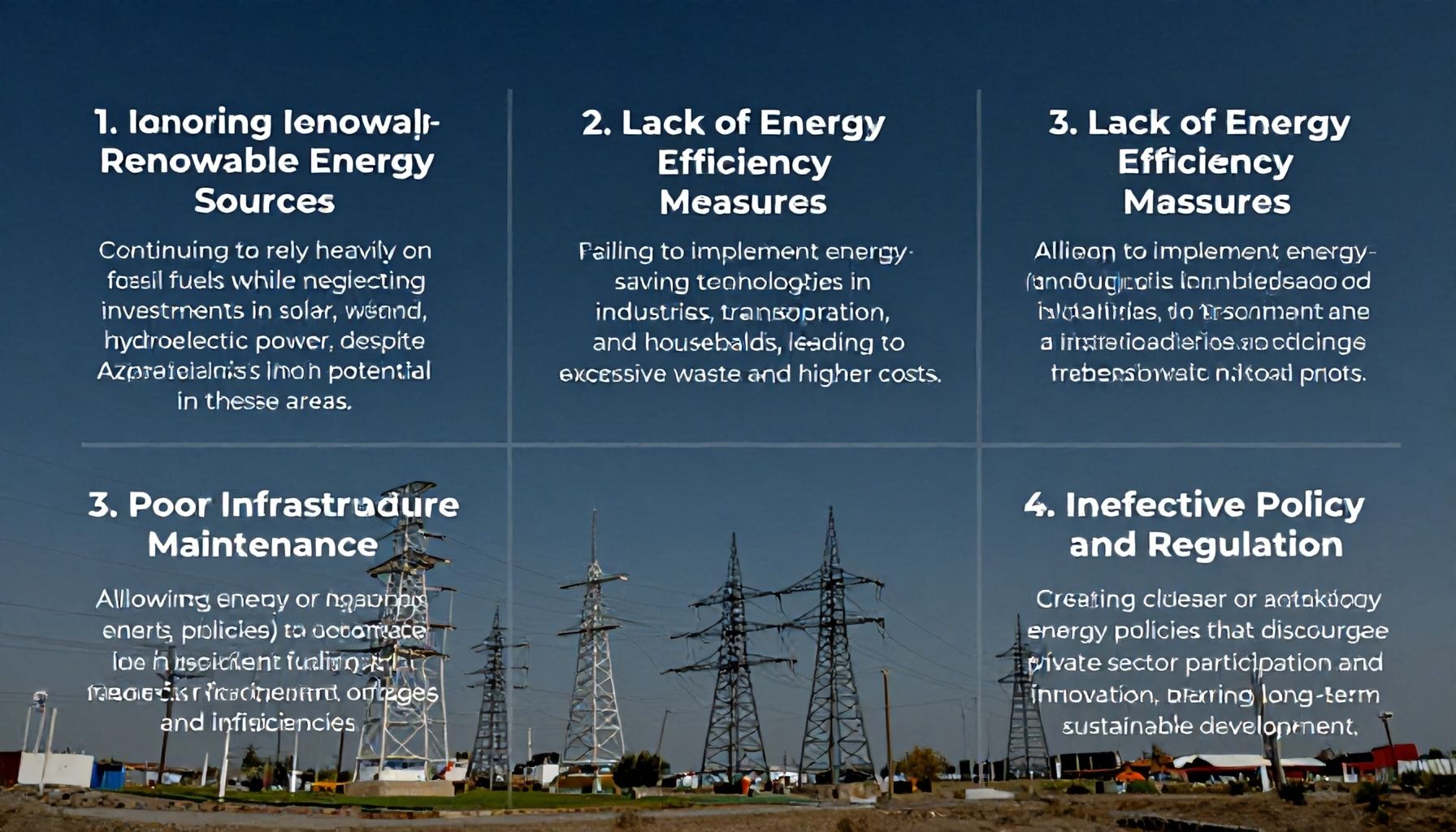 Azərbaycanın Enerji Kaynaklarını Efikasiz Yönetmək İçin 4 Yöntem*