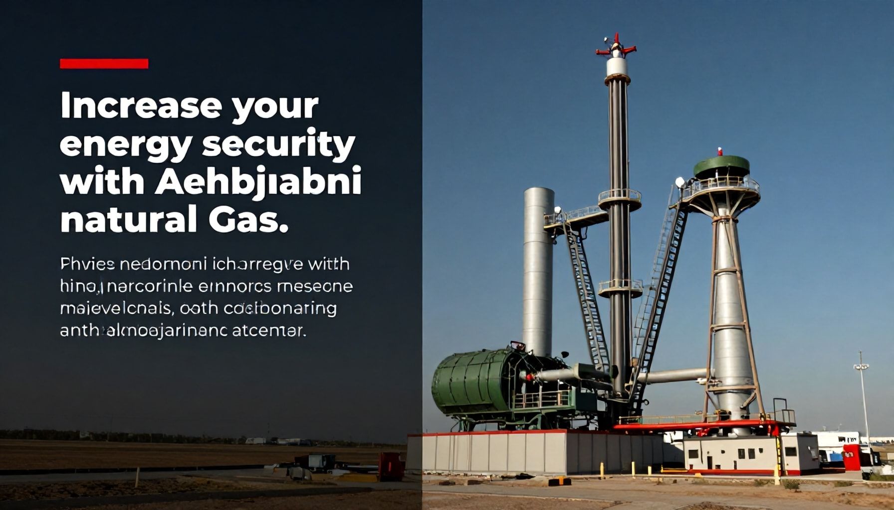 Azərbaycan doğalgazı ilə enerji güvenliyiniz artırın