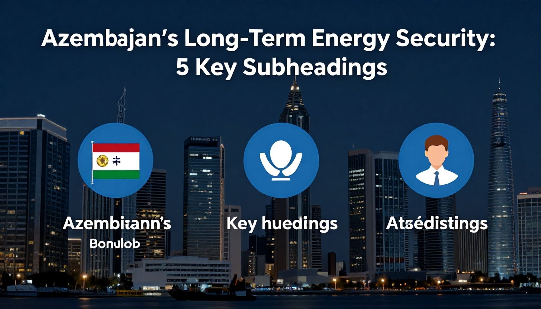Azerbaycan Doğalgazının Uzun Vadeli Enerji Güvencesi: 5 Ana Alt Başlık*