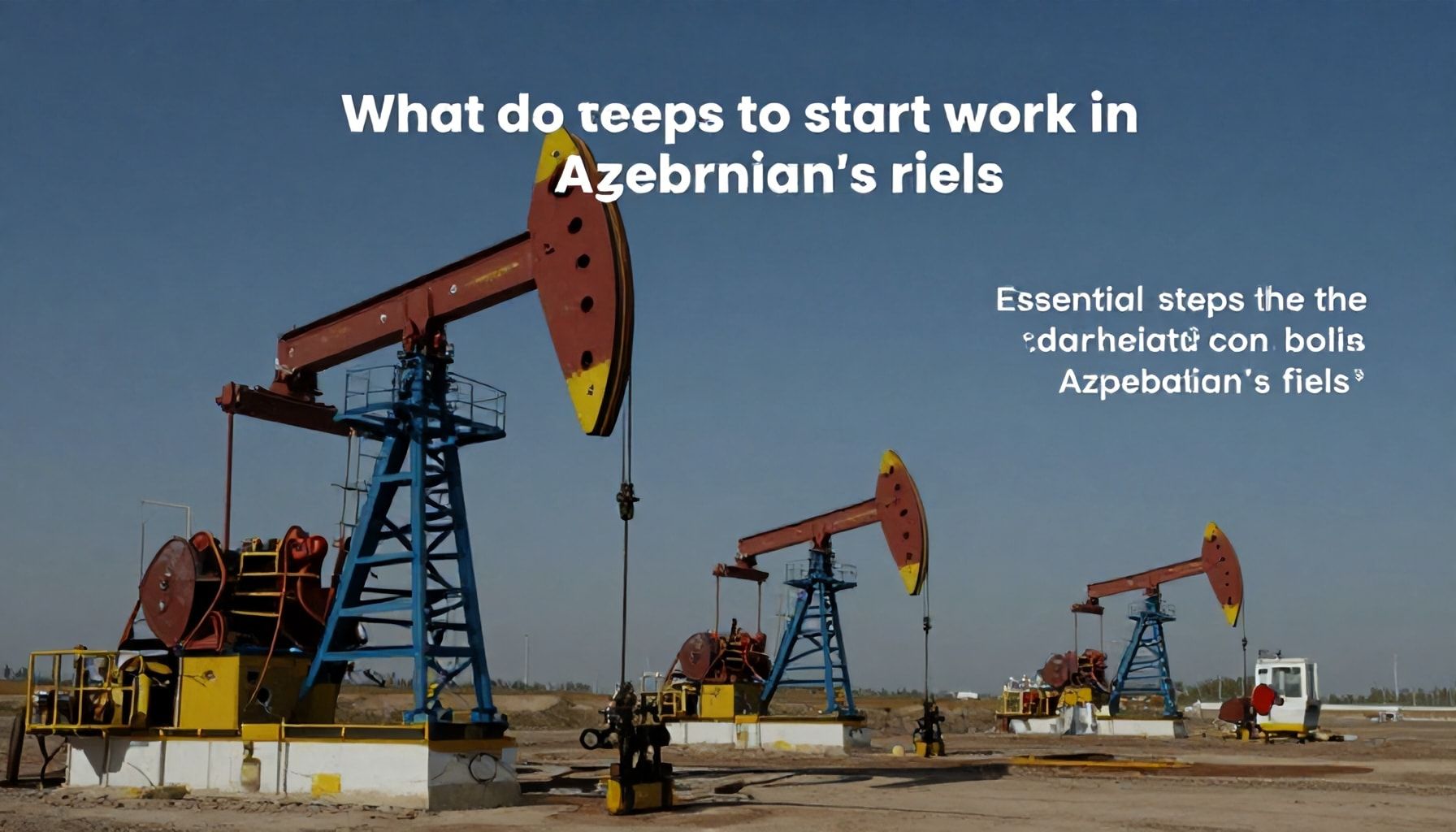 Nəyi bilməliyik? Azərbaycan neft sahələrində işə başlamaq üçün vacib addımlar*