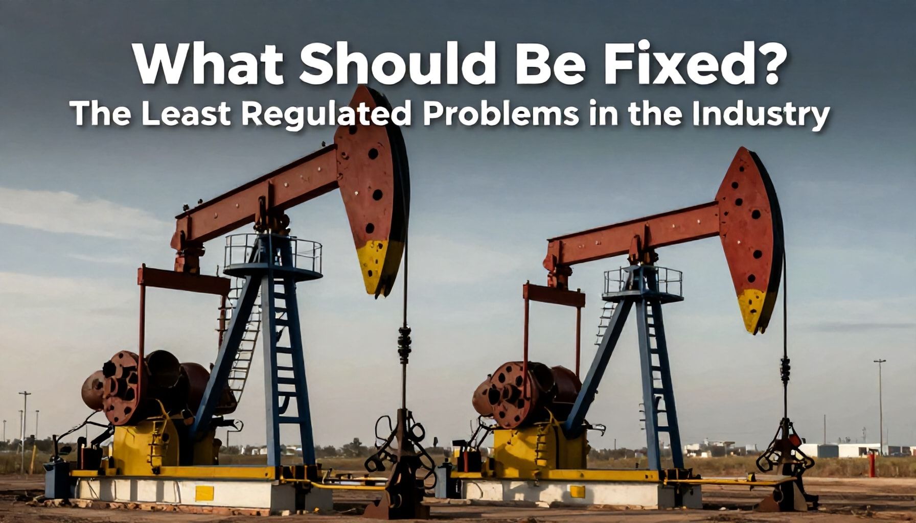 Nəyi Düzəltməlisiniz? Neft Endüstrisinin Ən Tənzimlənməmiş Problemləri*