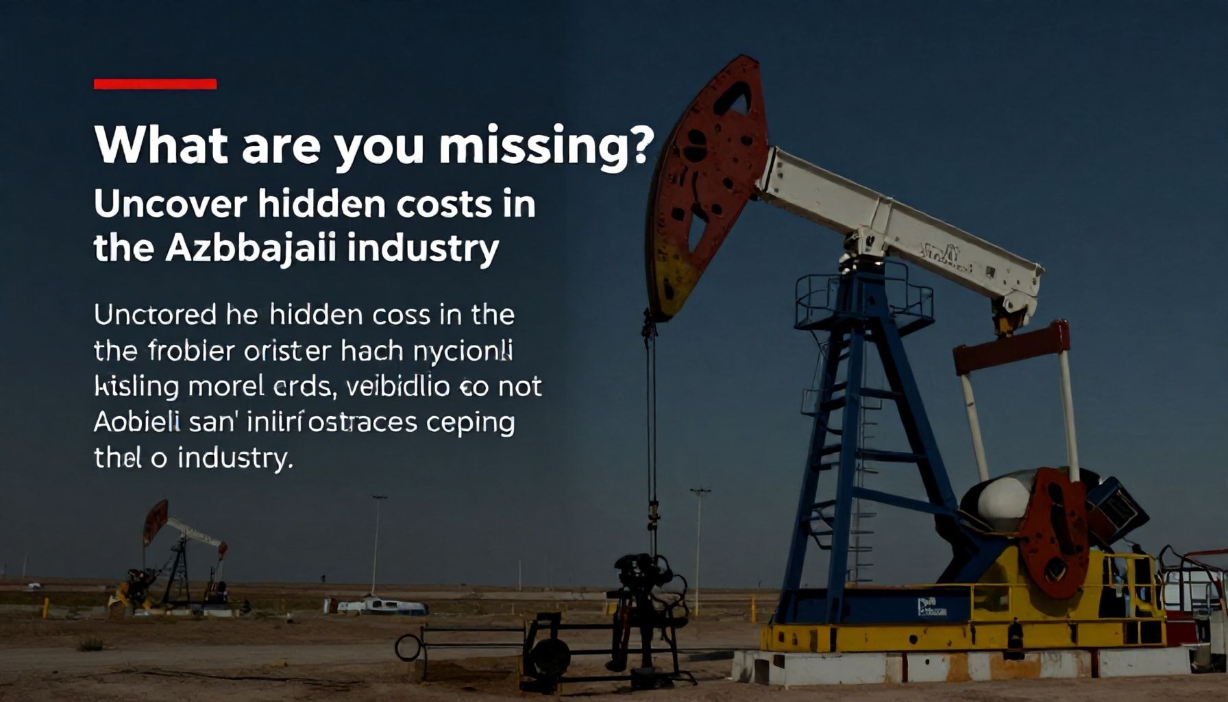 Nəyi səhv edirsiniz? Azərbaycan neft sənayesində gizli xərcləri aşkar edin*