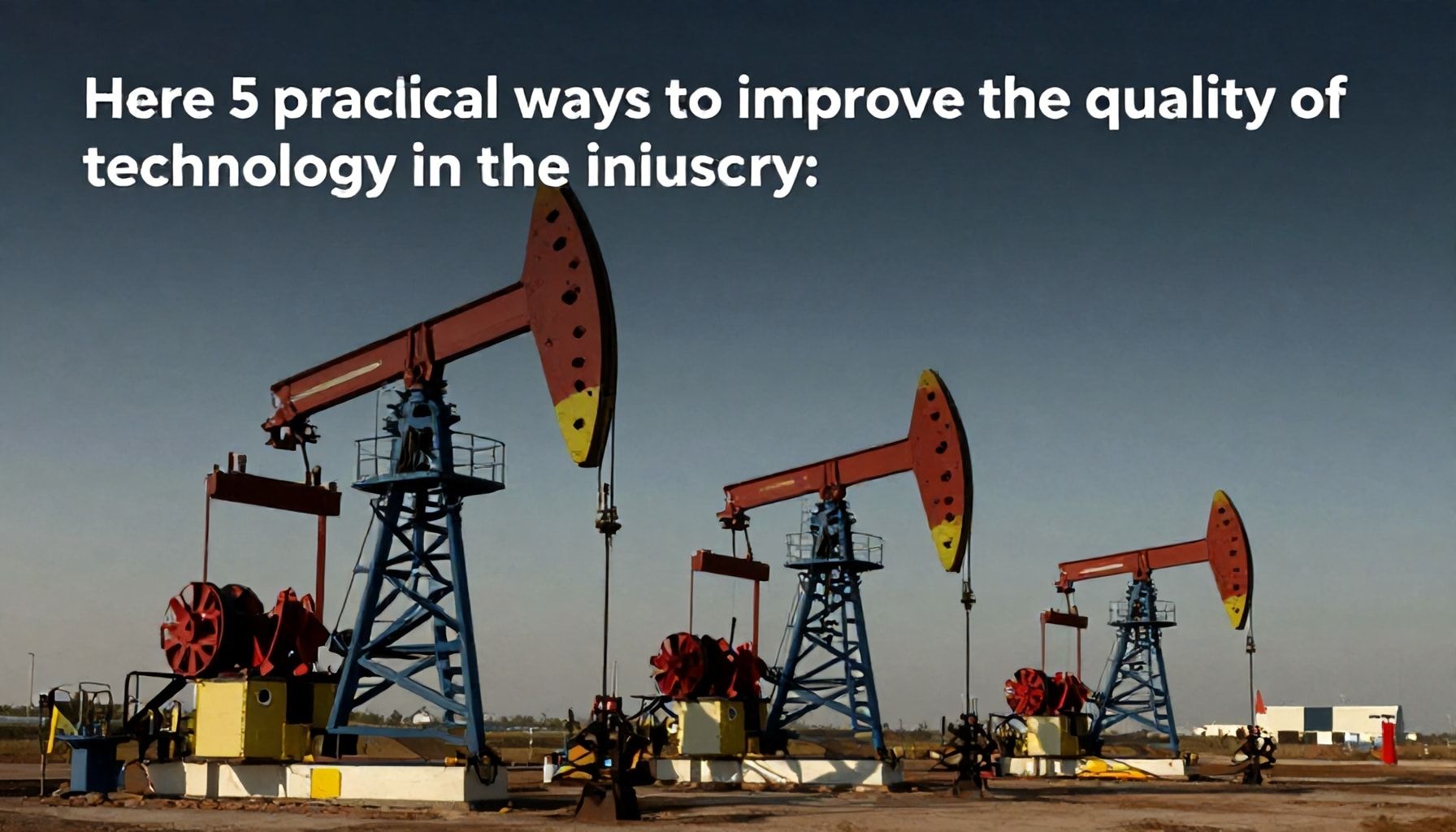 Neft sənayesində texnologiyanın keyfiyyətini artırmaq üçün 5 praktik yol*