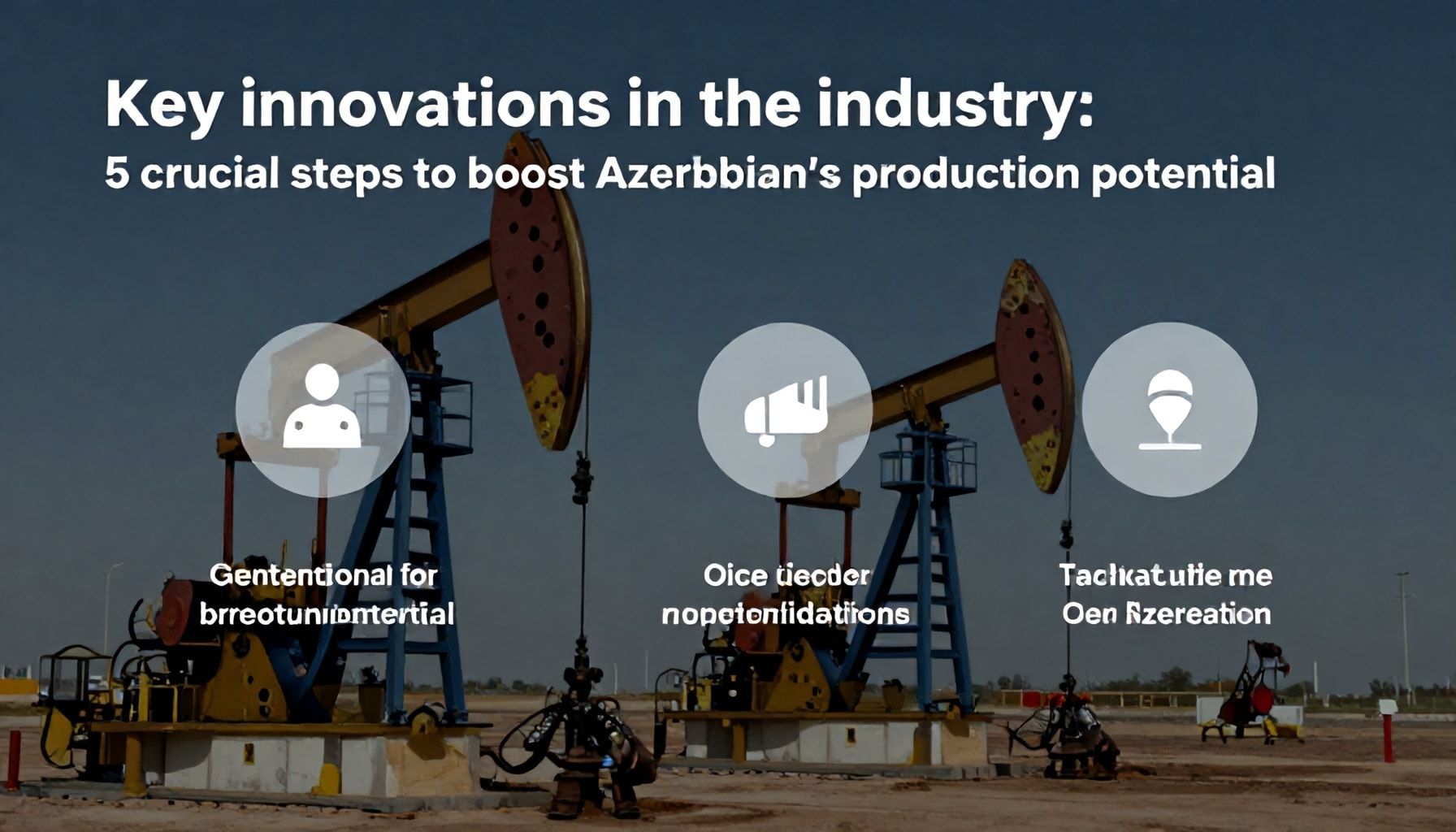 Neft sənayesində yeniliklər: Azərbaycanın istehsal potensialını qaldırmaq üçün 5 vacib addım*