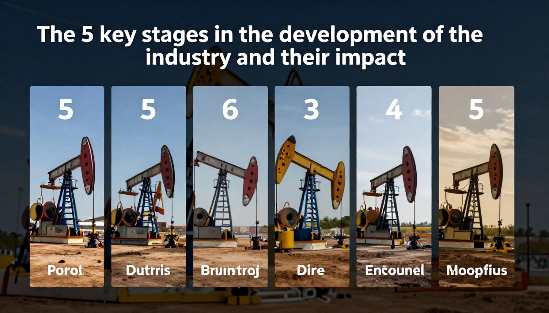 Neft sənayesinin inkişafında 5 əsas mərhələ və onların təsiri*