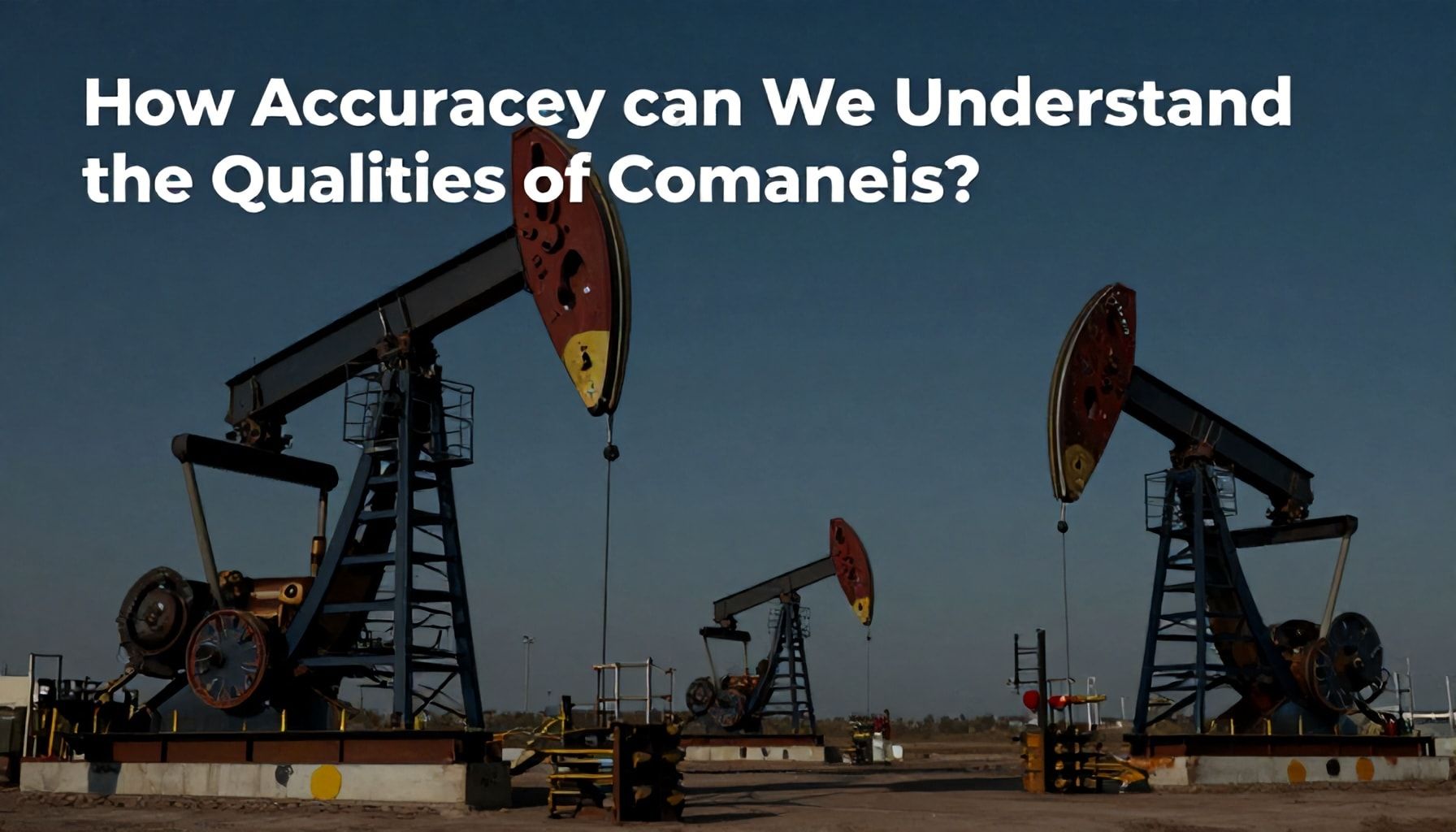 Neft Şirkətlərinin Keyfiyyətlərini Nə Qədər Düzgün Qavramaq Olar?*