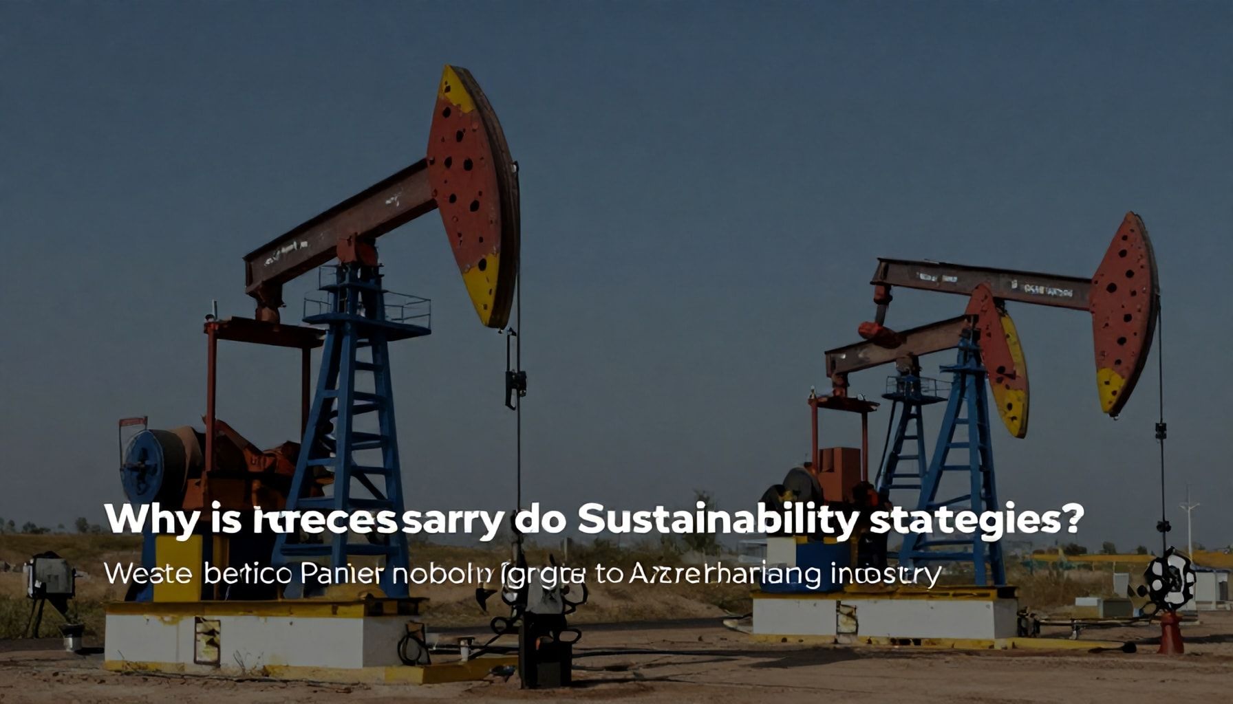 Niyə lazımdır: Sürdürülebilirlik strategiyaları Azərbaycanın neft sənayesinə nə fayda gətirir?*