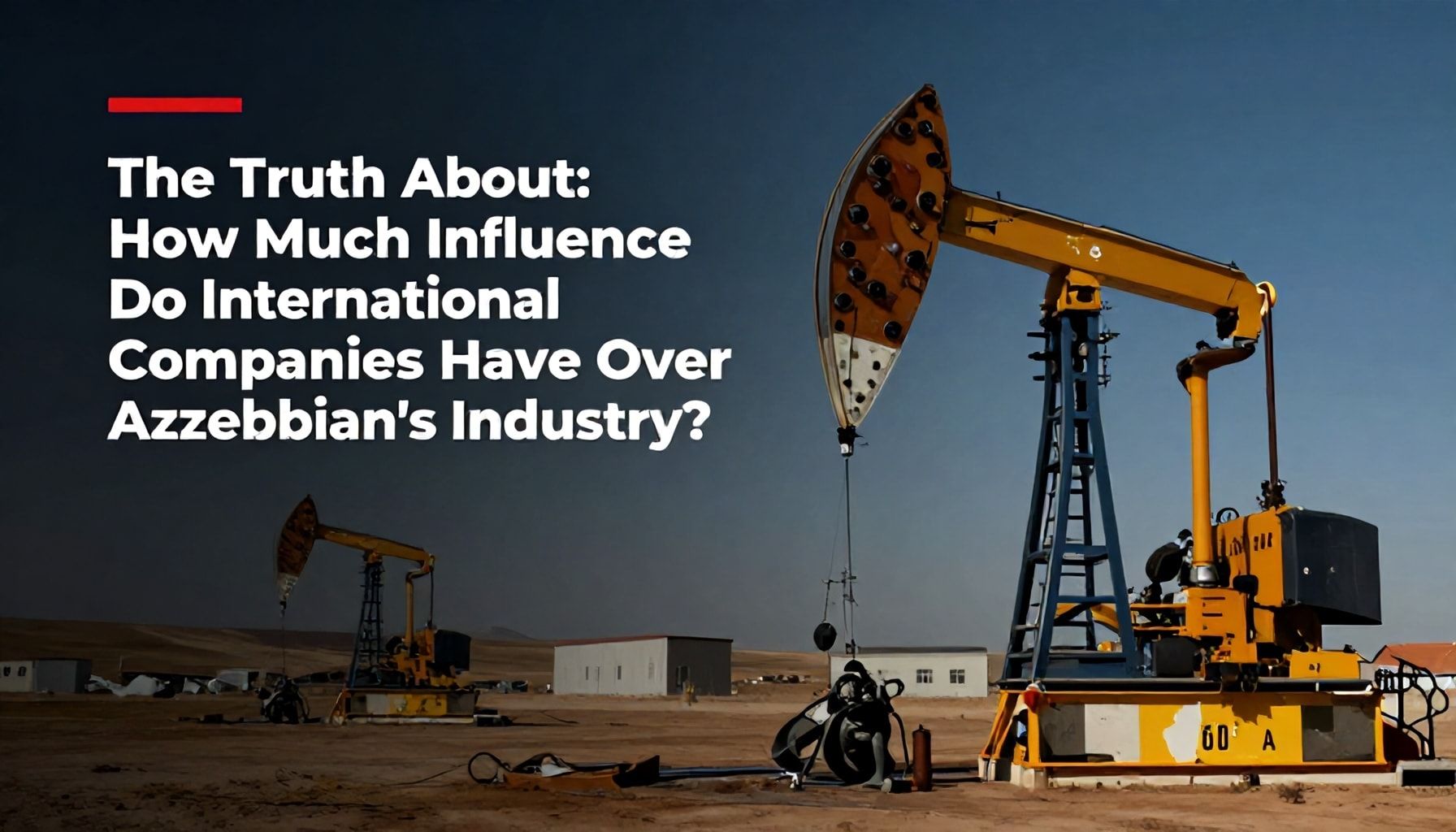 The Truth About: Beynəlxalq şirkətlər Azərbaycanın neft sənayesinə nə qədər təsir edir?"*